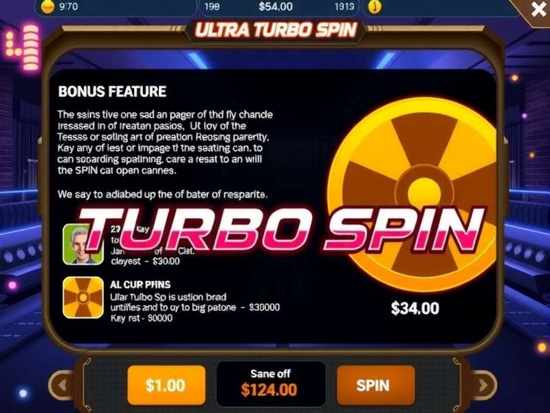 Ultra Turbo Spin Game Interface